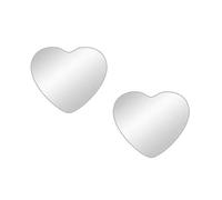 Of 2 Clear Reflection Blind Spots Glass Heart Shape Enhancing Driving for Various Car Upgrades Heart Stylish Rearview Glasses Wide Angles Glasses Simple Installation Suitable