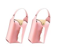 Of 2 PU Leather Hanging Tissue Holder Paper Towel Refill Box for Home and Car Use Stylish Kitchen Napkin Dispenser Stylish Tissue Container