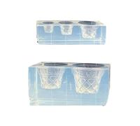 of 2 Silicone Epoxy Molds Craft Table Decorations Ice Cream Cone Shaped Ornaments Molds Silicone Ice Cream Cone Mold