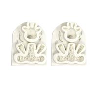 Of 2 Silicone Molds Animal Shape Cake Decorating Tool, Giraffe | Chocolate Molds for Cake, Silicone Texture for Dessert, Baking Projects, Kitchen Baking Supplies