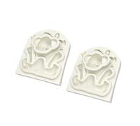 Of 2 Silicone Molds Animal Shape Cake Decorating Tool, Monkey | Chocolate Molds for Cake, Silicone Texture for Dessert, Baking Projects, Kitchen Baking Supplies