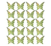 of 20 Multicolor Butterfly Beads for Crafting and Jewelry Making Acrylic Spacer Beads Making Accessories Decorative for