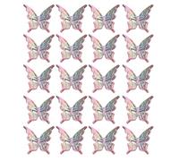 of 20 Multicolor Butterfly Beads for Crafting and Jewelry Making Acrylic Spacer Beads Making Accessories Decorative for