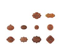 Of 20 Piece Ornamental Label Adhesives Decorative Sticker Set Feature Artistic Writing for Creative Projects Scrapbooking Supplies