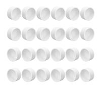 Of 24 Multipurpose SCH40 PVC Pipe End Caps Multiple Sizes Furniture Grade Sturdy Pipe Protectors Daily Use Plumbing Fittings End Caps