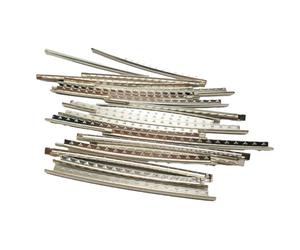 Of 24Pcs Silver Electric Guitar Fret Wire Fretboard 24 2.4/7 / 9mm for Fingerboard Replacement Wire