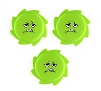 Of 3 Colorful Beach Flying Plate with Water Hole Swimming Pool Activity Toy Silicone Texture for Family Bonding Silicone Sprinkler Flying Plate
