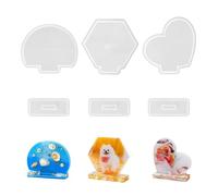 Of 3 Individualized Home Decors Silicone Mold Artistic Silicone Frame Ornament Molds for Elegant Photo Frames Photo Frame Mold
