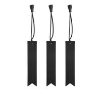 of 3 Leather Bookmarks with Tassels Book Page Divider Page Markers for Students Book Lovers Reading Enthusiasts Tassels Bookmarks for Literature Enthusiasts