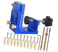 of 3 Multiple Functional Transportable Hole Hit Set for Various Materials Thicknesses Ideal for Woodworking Enthusiasts Furniture Crafting