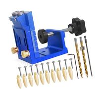 of 3 Multiple Functional Transportable Hole Hit Set for Various Materials Thicknesses Ideal for Woodworking Enthusiasts Furniture Crafting
