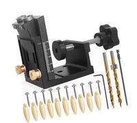of 3 Multiple Functional Transportable Hole Hit Set for Various Materials Thicknesses Ideal for Woodworking Enthusiasts Flexible Tool