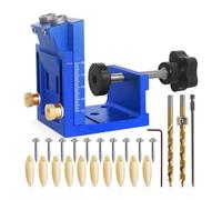 of 3 Multiple Functional Transportable Hole Hit Set for Various Materials Thicknesses Ideal for Woodworking Enthusiasts Furniture Crafting