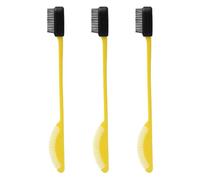 Of 3 Multipurpose Beauty Brushes with Ergonomic Combs, Dual-Sided for Styling & Seamless Blending PP+ Silicone Hair Styling Brush