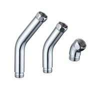 of 3 Practical 135 Degree Shower Head Connectors Portable Accessory for Home and Hotel Bathroom Upgrades Use Shower Arm