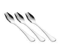 of 3 Versatile Camping Utensils Spoon Fork Combo Portable | Long Handle Spoon Fork Set, Stainless Steel, Portable Travel Forks for Outdoor Dining and Home Use