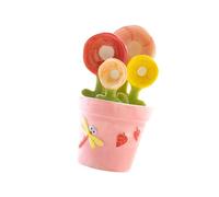 of 4 Accuracy Ceramic Measuring Utensils with Highlighted Balances Flower Pattern Accurate Measuring Ceramic Flower Utensils