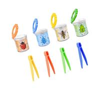 of 4 Small Animal Viewer with Safe Tweezer