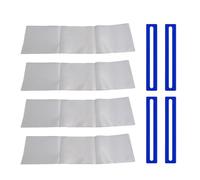 Of 4Pcs Mahjong Instruction Card Reference Card Holder and 4 Reading Finders Set PVC Materials for Easily Game Play Mahjong Cover and Finders
