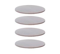 Of 4pcs White Painted Iron Loudspeaker Net Grille with Straight Edges Design Perfect for in Ceiling Sound Device Iron Loudspeaker Grille