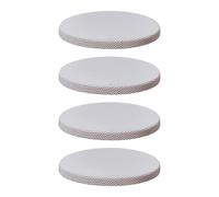 Of 4pcs White Painted Iron Loudspeaker Net Grille with Straight Edges Design Perfect for in Ceiling Sound Device Iron Loudspeaker Grille