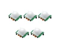 Of 5 HCSR501 Human Body Sensors Modules High Sensitivity ABS Detector for Smart Home Security & Automation Projects Human Existence Detection Component