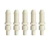 of 5 I Shape Plastics Connector Set Coffee Machine Hose Fitting Hose Adapter Suitable for Home and Commercial Use High Stream Coffee Connector