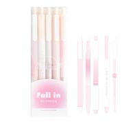 of 5 Unique Color Transformation Press Ballpoint Pen Fast Drying Suitable for Diary Use Fashionable Work Writing Materials