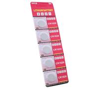 Of 5pcs CR1620 3V Lithium Batteries for Remote Controls Watch Toy Usage Button Battery Coin Cells Not Rechargeable Battery