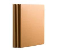 of 6 B5 Size Paper Student Notebooks with 36 Pages Each Horizontal Line Sheets Design for Learning and School Use Student Exercise Book