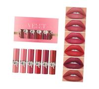 Of 6 Creamy Matte Lipsticks, Smooth Application, 8H Wear | Creamy Feel, All Day Coverage Without Fading, Suitable Day Night Wear, Various Occasions