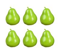of 6 Realistic Artificial Fruits Model Functional Use Faux Fruits Decoration for Kitchen Display and Homes Ornament Food Presentation Decors