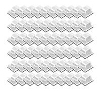 of 60 Cable Clips with Strong Self-Adhesive Cable Management Wire Holder Sticky Tidy Organizer Wire Clip Holder Christmas Light Clips for Outside Command Hooks