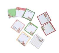 of 9 Christmas Themed Gluey Record Recyclable Note Mattresses with Celebratory Three Hundred Homeschooling Organization Celebratory Writing Materials Set