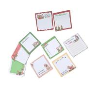 of 9 Christmas Themed Gluey Record Recyclable Note Mattresses with Celebratory Three Hundred Homeschooling Organization Holiday Themed Notepads Set