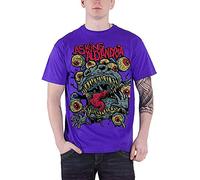 OF Asking Alexandria Eyeballs T-Shirt Lilac Purple M Purple M