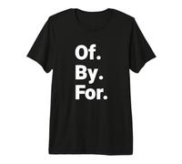 of By for Democracy Bold Civic Statement Premium T-Shirt