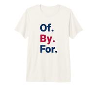 of By for Democracy Bold Civic Statement Premium T-Shirt