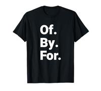 of By for Democracy Bold Civic Statement T-Shirt