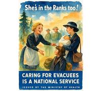 Of Course I Can - Vintage Poster A4 Retro Wall Art Depicting WW2 Era Evacuee Care Message by Ministry of Health for Home or Office