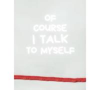 Of course I talk to myself | 8x10 lined 100 pages | funny notebook lined journal gift for man woman friend | get**itdone notebook