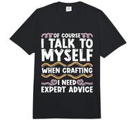 of Course I Talk to Myself Scrapbook Crafting Scrapbooking Comfort Colors Adult Heavyweight T-Shirt