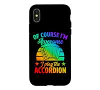 Of Course I'm Awesome I Play The Accordion Case for iPhone X/XS