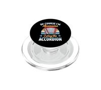 Of Course I'm Awesome I Play The Accordion PopSockets PopGrip for MagSafe