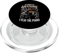 Of Course Im Awesome I Play The Piano Music PopSockets PopGrip for MagSafe
