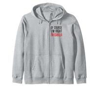 Of Course I'm Right Isabella Girl Name Zip Hoodie