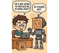 Of Course Not: A funny AI-themed lined notebook for daily thoughts, work notes, or existential worries.