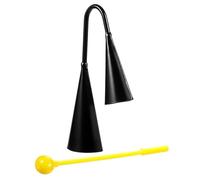 Of Cow Shaped Percussion Instrument Rod Included Exquisite Craftsmanship Agogo Bells for Music Practice Musical Agogo Bells