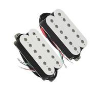 Of Humbucker Pickup Neck Bridge Set Ceramic Magnet Guitar Set Electric Guitar Instrument Pickups(White Set)