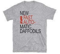 OF New Fast Automatic Daffodils T-Shirt, INSPIRAL Carpets, Happy Mondays, Cud, Grey L